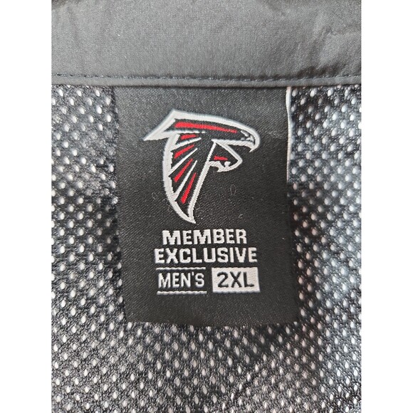 Atlanta Falcons Jacket 2022 Members Exclusive NFL Mesh Lined Windbreaker Men 2XL - Picture 5 of 8